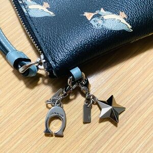 NWOT Coach Removable Charms Key Ring Bundle Of Two C Charm And Star Silver
